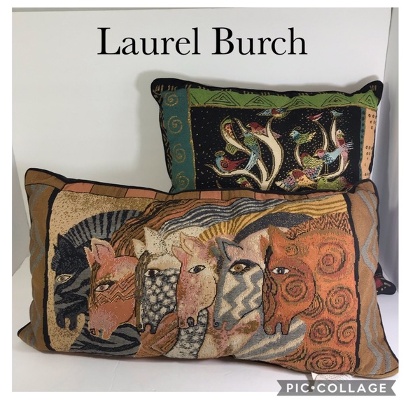 laurel burch pillows